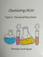 Chemistry 0620 Topic 6 Chemical Reactions