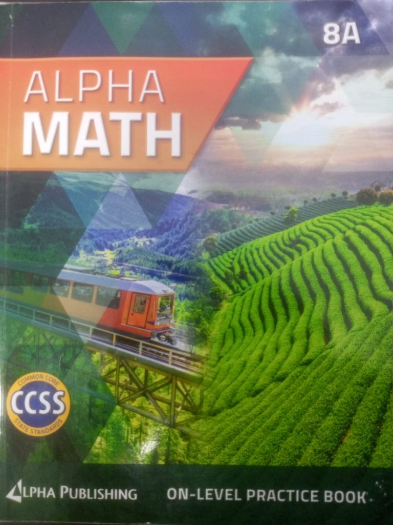 Lapha Math Alpha Mathematics 8 A - On Level Practice Book - Past Papers & Used ...