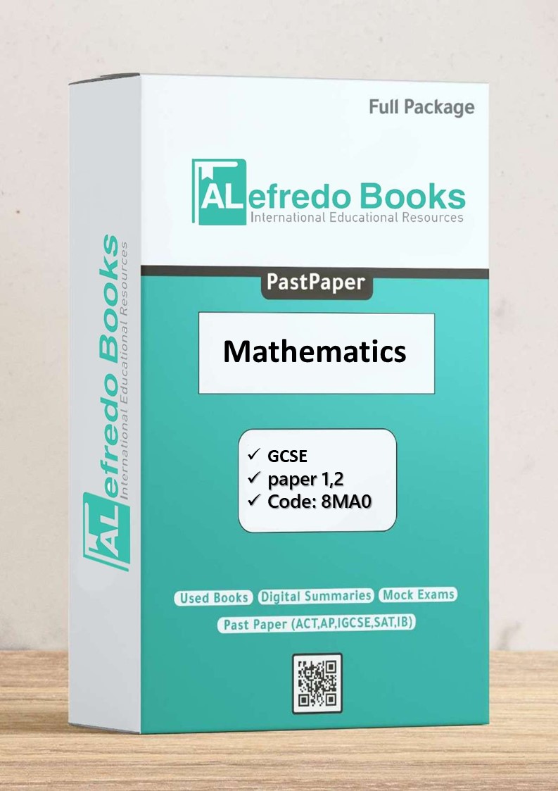 Mathematics – Code 8MA0 – Past Papers – Edexcel – GCSE – Papers 1P,2P – Last 6 Years – Digital Format